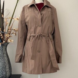 London Fog Classic Brown Trench Coat